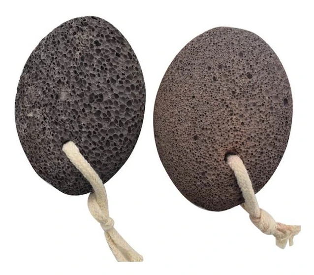 2-pack naturlig lava pimpsten - Hård hud-borttagare för fötter, hälar och