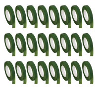 24 rullar blomtejp Florist papper stam wrap tejp för bukett stam wrap blomsterarrangemang(1/2)