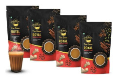 TEA SENSE Royal Masala Chai | 800 g | Stark & Kadak | Assam CTC, Ingefära, Kardemumma, Kryddnejlika, Kanel, Svartpeppar, Stjärnanis | Chaipatti