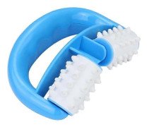 Massage Roller Kropp Roller Borste Våt Torr Användning För Cellulitreduktion Massage, Kropp Ansikte Roller Borste För Armar Axel blue
