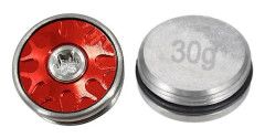 2 st Golfputtervikter Kompatibla med Odyssey Stroke Lab Putterklubbhuvuden 30 grams Red