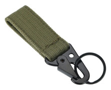 2 st hängande bältespänne, remspänne, utomhus taktisk nyckelring/karbinhake ryggsäcksspänne/taktisk hängande bälte (armégrön)