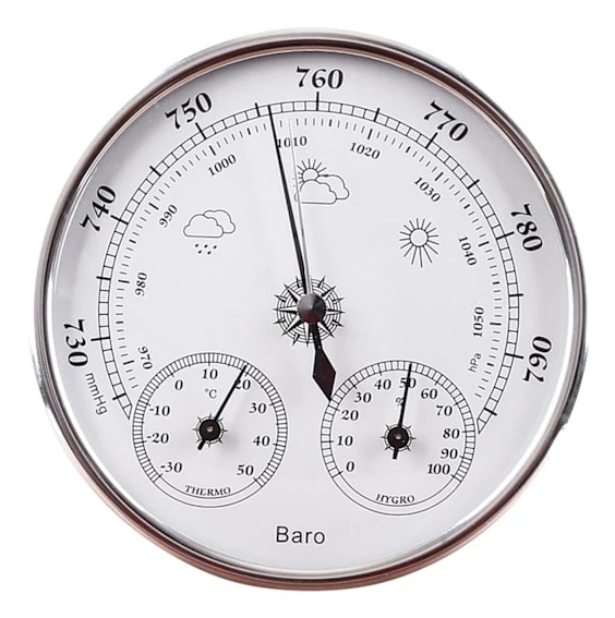 Analog väderstation - barometer, termometer, hygrometer