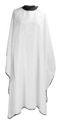 Hairdresser Apron Waterproof Adjustable Hairdressing Cape Wrap for Hair Cutting Salon Barber White