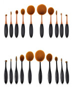 5Pcs Professional Makeup Brushes Set Seamless Foundation Concealer Shadow Blending Cosmetics Beauty Tools Toothbrush Type