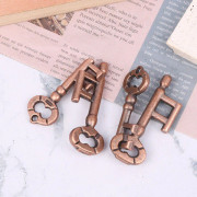 Decompression Toys Brain Tester Key Lock Toy Puzzle Game Children's Kid IQ Test