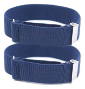 2025 Senaste Modell Elastiska Justerbara Armband Skjortstrumpeband Ärmhållare 1 \"B*31,75 L - Mörkblå