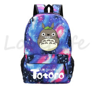 Min granne Totoro Ryggsäck Anime Ryggsäck Student Cartoon Skolväska yz stil 2