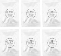 6-pack Bil Luftventil Klämma Ersättningsdynor Osmanthus Smak Bärbar Aromaterapi Diffuser