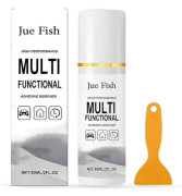 Jue Fish Multipurpose Rengöringsmedel för Lim Hemma och i Bil Skonsam Upplösning Tar Effektivt Bort Limfläckar