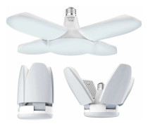 LED garagebelysning, 60W E27 6500K 6000Lm verkstadslampa, LED taklampa för garage, lager, verkstad, källare, gym, kök (1 st)