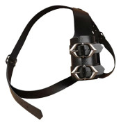 Ryggsvärd Skuldra Grod PU Hängare Medeltida för Viking Renässans Vuxna Män Black 64 to 76cm