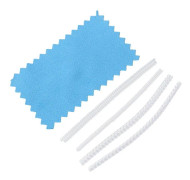 4 st Kvinnoringar Ringstorleksjusterare Plastringjusterare Plastjusterande Spiral