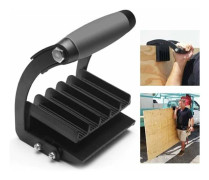 Skivlyftare Järn Gipsskivelyftare Ergonomisk Gorilla Gripper Stöd för Baksida Skivgrepp Plåtar för Bekväm Skivlyft Plywood Svart