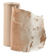 Miljövänlig Honeycomb Rulle Kraftpapper Bubbelplast Vaddering Present Hantverk