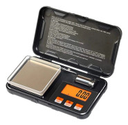 Precision fickvåg, 200g/0,01g Digital elektronisk smyckesvåg, Gramvåg, Matvåg, Köksvåg, Minivåg, Smartvåg med 50g kalibrering