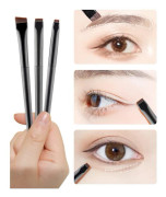 Blade Eyeliner Brush Eyebrow Brush Portable Flat Fine Eye Liner Brow Contour Makeup Brushes Cosmetic Beauty Makeup Tool 3pcs/set