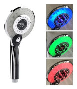 LED Duschhuvud - 3 färger - Badrum, Badrumstillbehör, Handhållet Duschhuvud, Smart Blomsterdusch