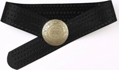 Skivbälten ihåligt bälte 1 (SVART 112CM) 1 (SVART 112CM)