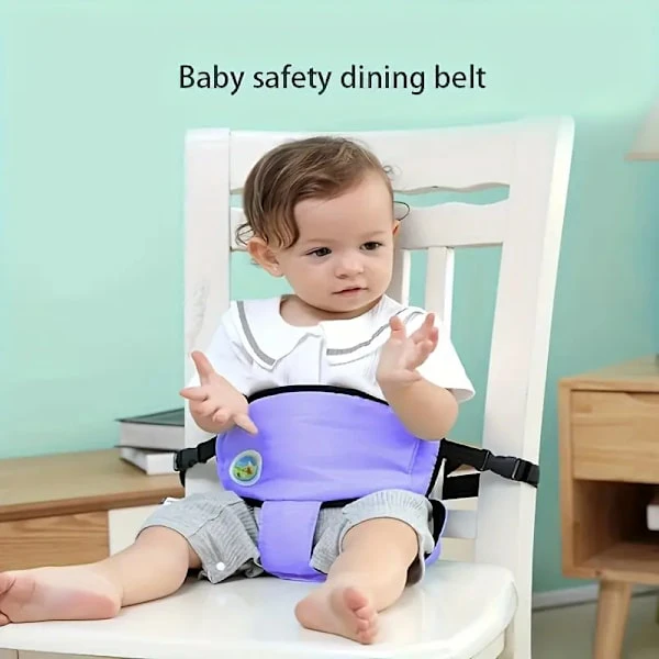 Fallsäkra babysäkerhetsbälten för barnstolar (lila).