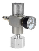 CO2-tryckregulator, 2 i 1 Mini CO2-gasregulator, Sodatryckmätare med 3/8" till TR21.4-adapter för Sodastream