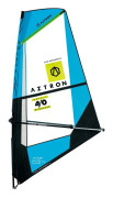Aztron Soleil Windsurf 4.0 Segel Vit,Blå 4.0 m2
