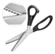 Sicksacksax Triangulära Tandade Saxar 5mm - Zig Zag Kant Tyg Sax