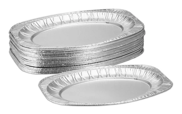 Serveringsfat i aluminium, set om 25 st