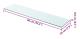 vidaXL Hyllplan glas genomskinlig 90x20 cm