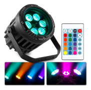 Beamz BWA63 LED AluPAR IP65 6x3W RGB IP65