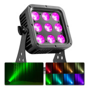 Arkitektur belysning och eventljus. Starcolor 72 LED Flood Light WallWash 9X 8W IP65 RGBW Starcolor 72 LED Flood Light WallWash 9X 8W IP65 RGBW