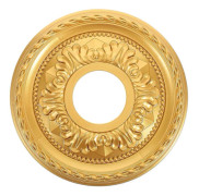 Elegant Guld PVC Takrosett För Takdekor I Hem Och Företag 31.00X31.00X2.50CM Dekorativ Funktion 1Set