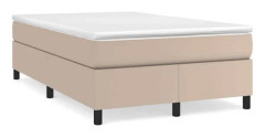 Maison Exclusive - Bäddmadrass med lameller cappuccino 120x190cm konstläder