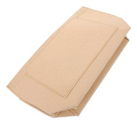 Beige Filt Handväska Organizer Insats för Förvaring för att Hålla Värdesaker Säkra
