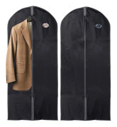 Klädöverdragset, 60x135 cm, svart polyester, 2-pack