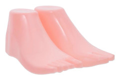 Display Mannekäng Ben Fot Skor Stöd Hem Användning Rosa 18.30X7.50X6.30CM 1Set