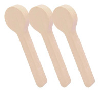 3 st Obehandlade Träskedar DIY Träsked för Daglig Användning Set