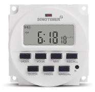 Sinotimer 15.98 Tums LCD Digital Timer 12v Dc 7 Dagar Programmerbar Tidbrytare tm618n-4