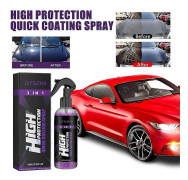 3-i-1 Hög Skydd Snabb Billack Keramisk Beläggning Spray Hydrofob