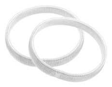 Skjorthållare för män, elastiskt armband för ärmar med 2 st silverpar