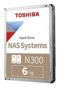  HDWN160EZSTA - Toshiba N300 - Hårddisk - 6 TB - inbyggd - 3.5" - SATA 6Gb/s - 7200 rpm - buffert: 128 MB