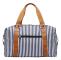 Striped Canvas Retro Style Women's Travel Bag