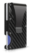 Wallet - Credit Card Holder - Men's Wallet - Minimalist Ultra-Thin Men's Wallet - Aluminum Alloy Material - Black