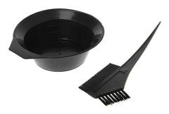 2 st Hårfärg Färg Borste Skål Combo Färgningsborste Kit Set Toning Verktyg Blekningsmedel