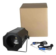 Scenbelysningseffekt, 200W Effekt, DMX Kanaler,EU-kontakt, Varmt ljus