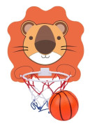 Basketbräda 40x30CM med lejonboll
