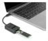 Delock - Gränssnittsadapter - M.2 - M.2 Card (PCIe NVMe & SATA) - USB-C 3.2 (Gen 2) - svart