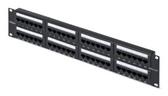 StarTech.com 48-portars 2U-rackmonterad Cat6-patchpanel, RJ45, UTP, 110-plint, Cat 6 Ethernet-patchpanel för nätverksserverrack