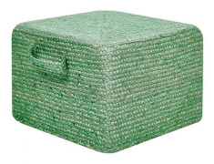 Grön jute pouf DHADAR