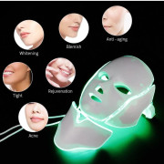 7 färger led ansiktsmask face mask pdt photon beauty lampa för ljusterapi
